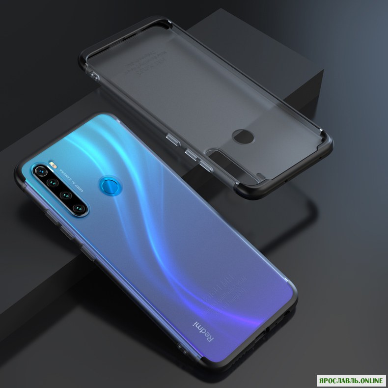 Для Xiaomi Redmi Note 8 Чехол Bakeey 3 в 1 съемная матовая полупрозрачная обшивка противоударный ПК защитный Чехол