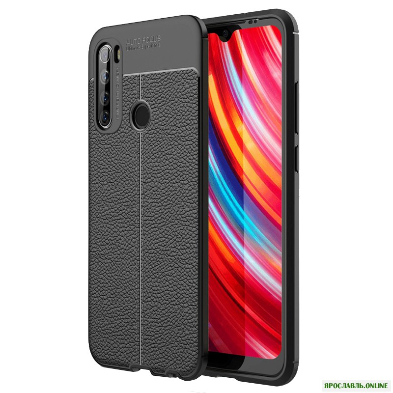 Bakeey Litchi Шаблон Ударопрочный PU Кожа ТПУ Soft Защитный Чехол для Xiaomi Redmi Note 8T