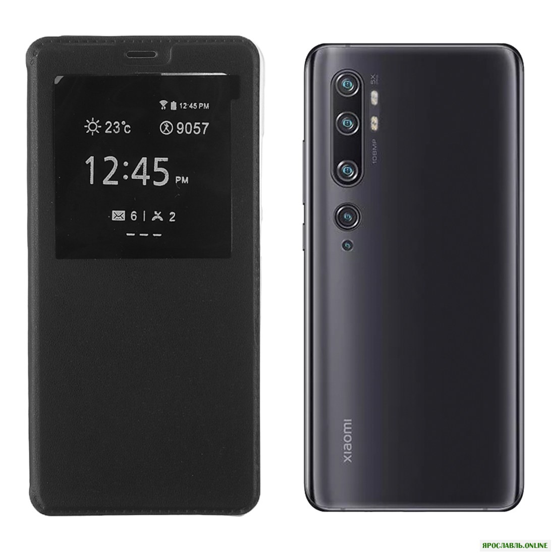 Bakeey Luxury Flip с видом из окна ПУ Кожа всего тела Защитная Чехол для Xiaomi Mi Note 10 / Xiaomi Mi Note 10 Pro / Xiaomi Mi CC9 Pro